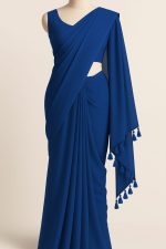 Premium Soft Georgette Saree - শাড়ি + ম্যাচিং ব্লাউজ পিস - Image 8