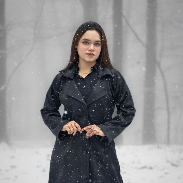 China Suede Leather Winter Ladies Overcoat (42" Long) – ৮টি আকর্ষণীয় রঙে উপলব্ধ - Image 8