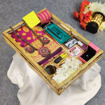 Royal Purple Premium Silk Katan Saree Combo – ১৫ আইটেমের রাজকীয় আইটেম কম্বো - Image 2