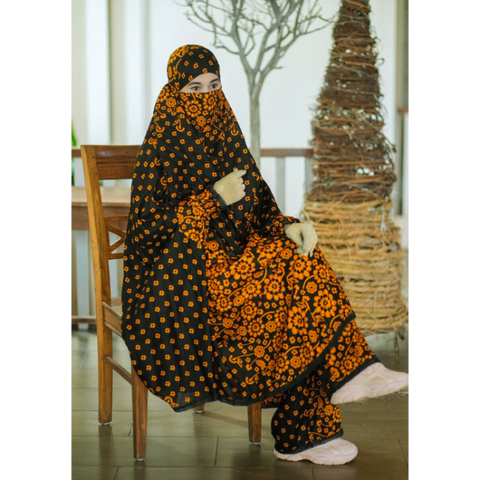 Elegant Palazzo Long Stylish Khimar Set আপনার স্টাইলে পর্দার সঙ্গে দিন নতুন মাত্রা - Image 3