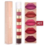 CMAADU 5 In 1 Matte Liquid Lipstick Set | লিকুইড লিপস্টিক সেট - ওয়াটারপ্রুফ, ম্যাট এবং লং-লাস্টিং - Image 6