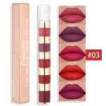 CMAADU 5 In 1 Matte Liquid Lipstick Set | লিকুইড লিপস্টিক সেট - ওয়াটারপ্রুফ, ম্যাট এবং লং-লাস্টিং - Image 5
