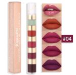 CMAADU 5 In 1 Matte Liquid Lipstick Set | লিকুইড লিপস্টিক সেট - ওয়াটারপ্রুফ, ম্যাট এবং লং-লাস্টিং - Image 3