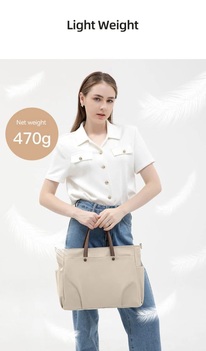 Women's Tote Bag Large Capacity - ওয়াটারপ্রুফ ল্যাপটপ টোট ব্যাগ অফিস, ট্রাভেল ও দৈনন্দিন ব্যবহারের জন্য - Image 4