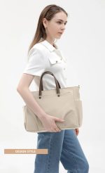 Women's Tote Bag Large Capacity - ওয়াটারপ্রুফ ল্যাপটপ টোট ব্যাগ অফিস, ট্রাভেল ও দৈনন্দিন ব্যবহারের জন্য - Image 5