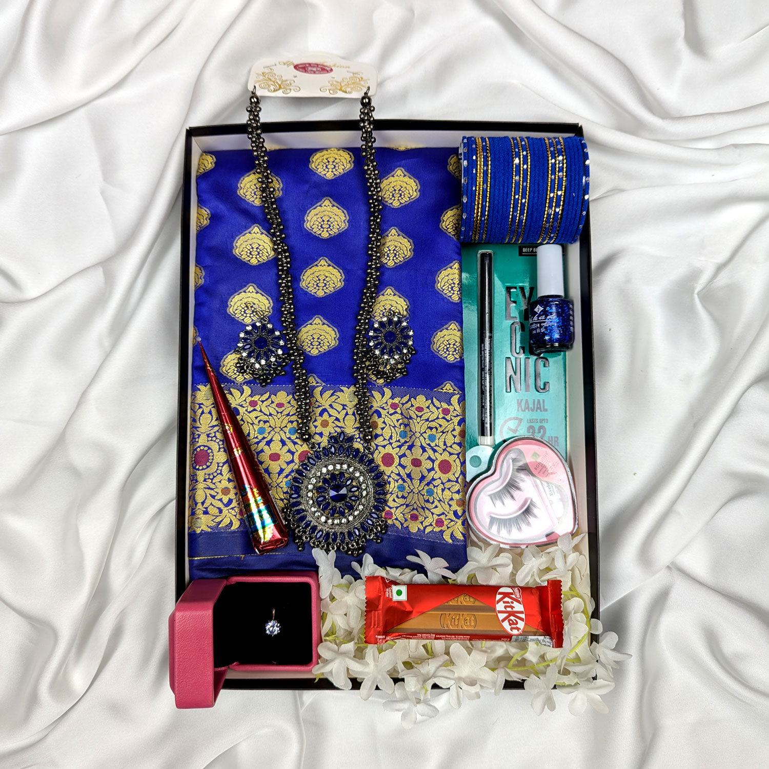 Premium Silk Katan Saree Gift Combo Surprise Gift