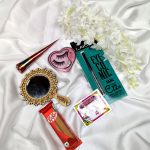 Premium Onion Color Silk Katan Saree Combo Set - শাড়ি, গয়না ও কিটক্যাট চকোলেটের পূর্ণাঙ্গ সেট - Image 3